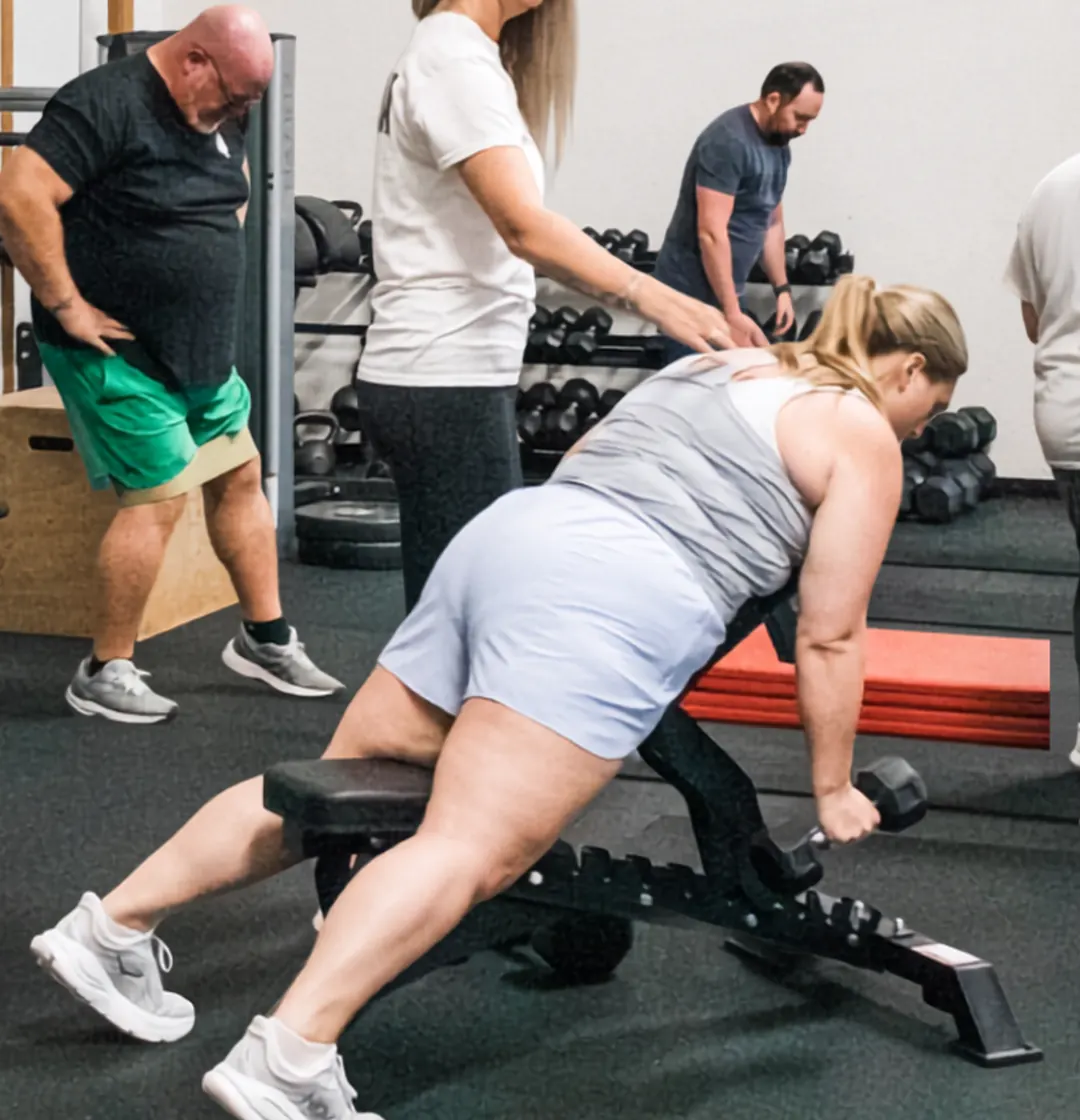 Semi-private training session at Paradigm Fitness