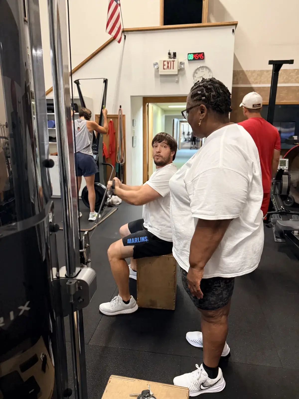 Semi-private training session at Paradigm Fitness